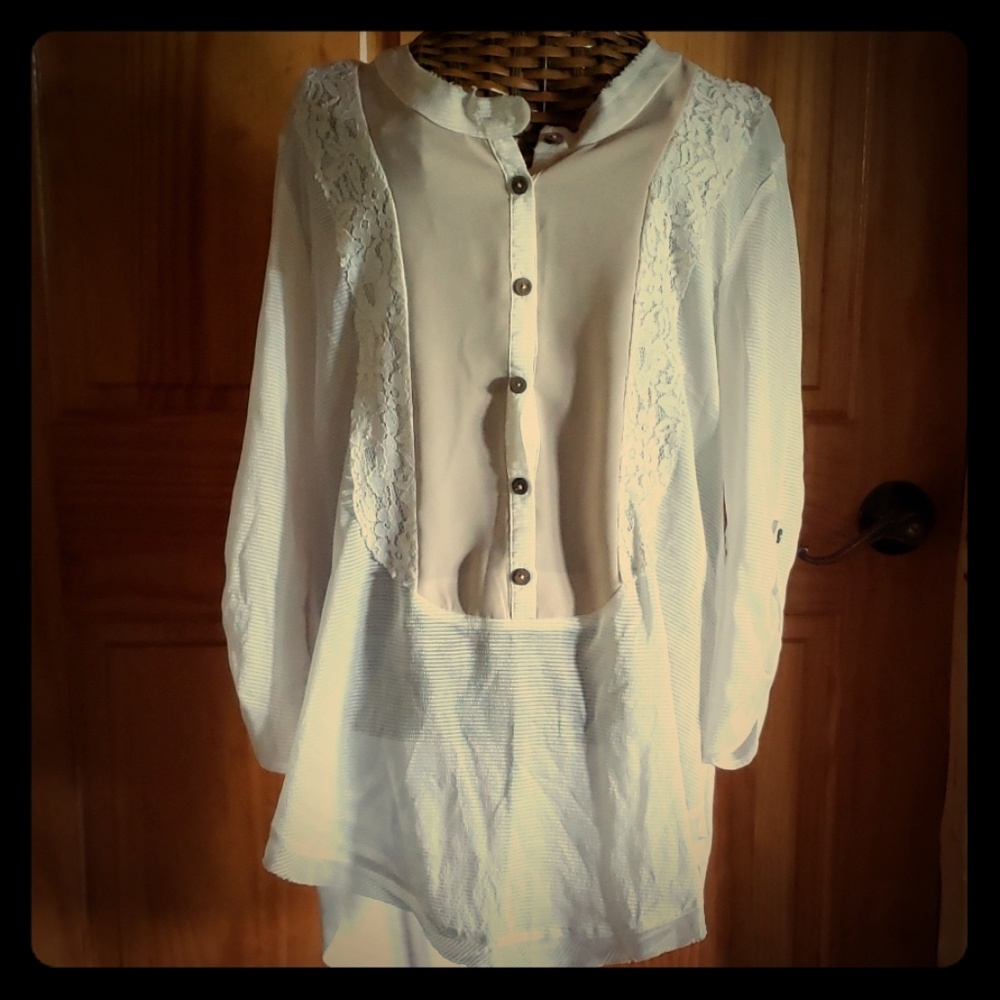Lacy, thin blouse